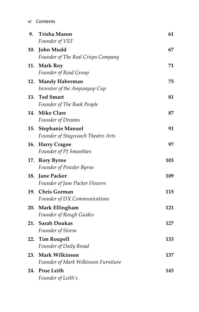 Preview page 7 of HOW I MADE IT 40 SUCCESSFUL ENTREPRENEURS REVEAL HOW THEY MADE MILLIONS RACHEL BRIDGE 2nd edition