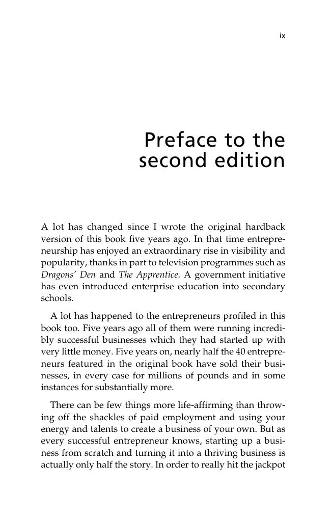 Preview page 10 of HOW I MADE IT 40 SUCCESSFUL ENTREPRENEURS REVEAL HOW THEY MADE MILLIONS RACHEL BRIDGE 2nd edition