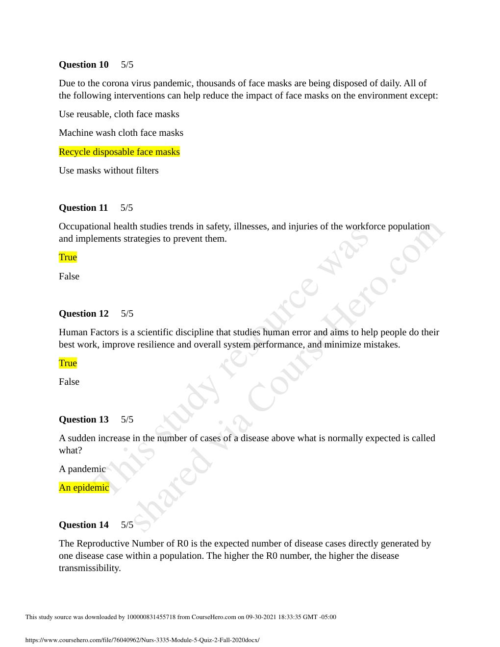 Preview page 3 of Nurs 3335 Module 5 Quiz 2 Fall 2020.docx.