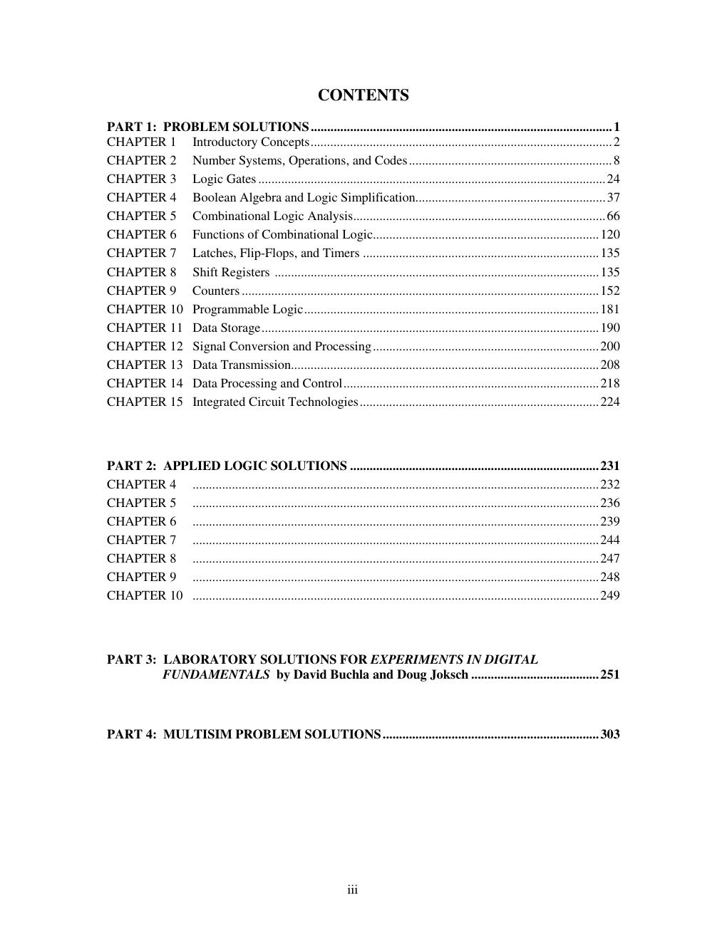 Preview page 2 of Solutions Manual for Digital Fundamentals 11th Edition By Thomas L Floyd