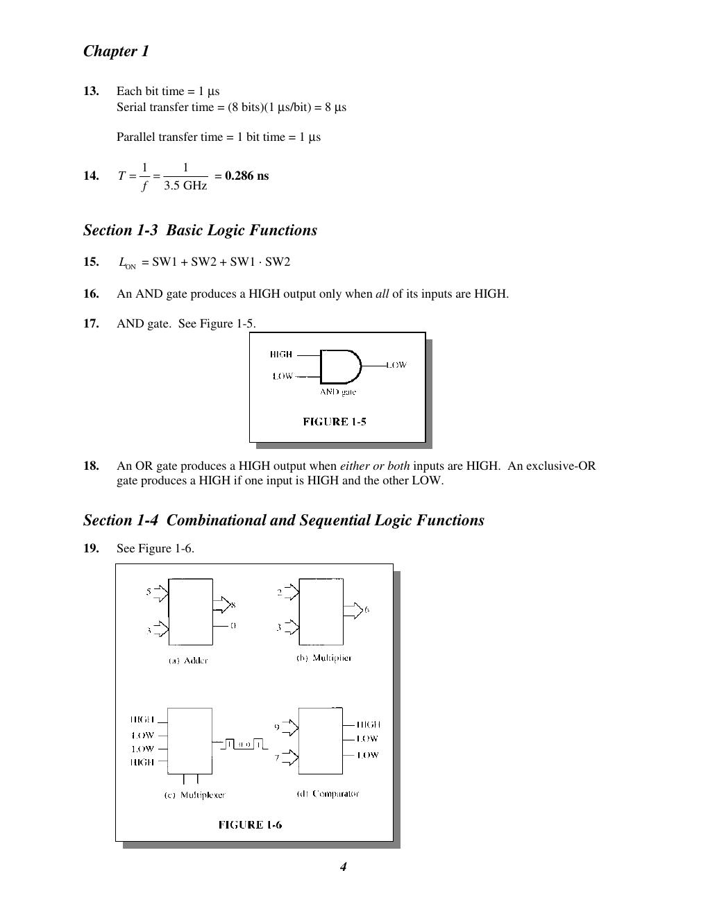 Preview page 6 of Solutions Manual for Digital Fundamentals 11th Edition By Thomas L Floyd
