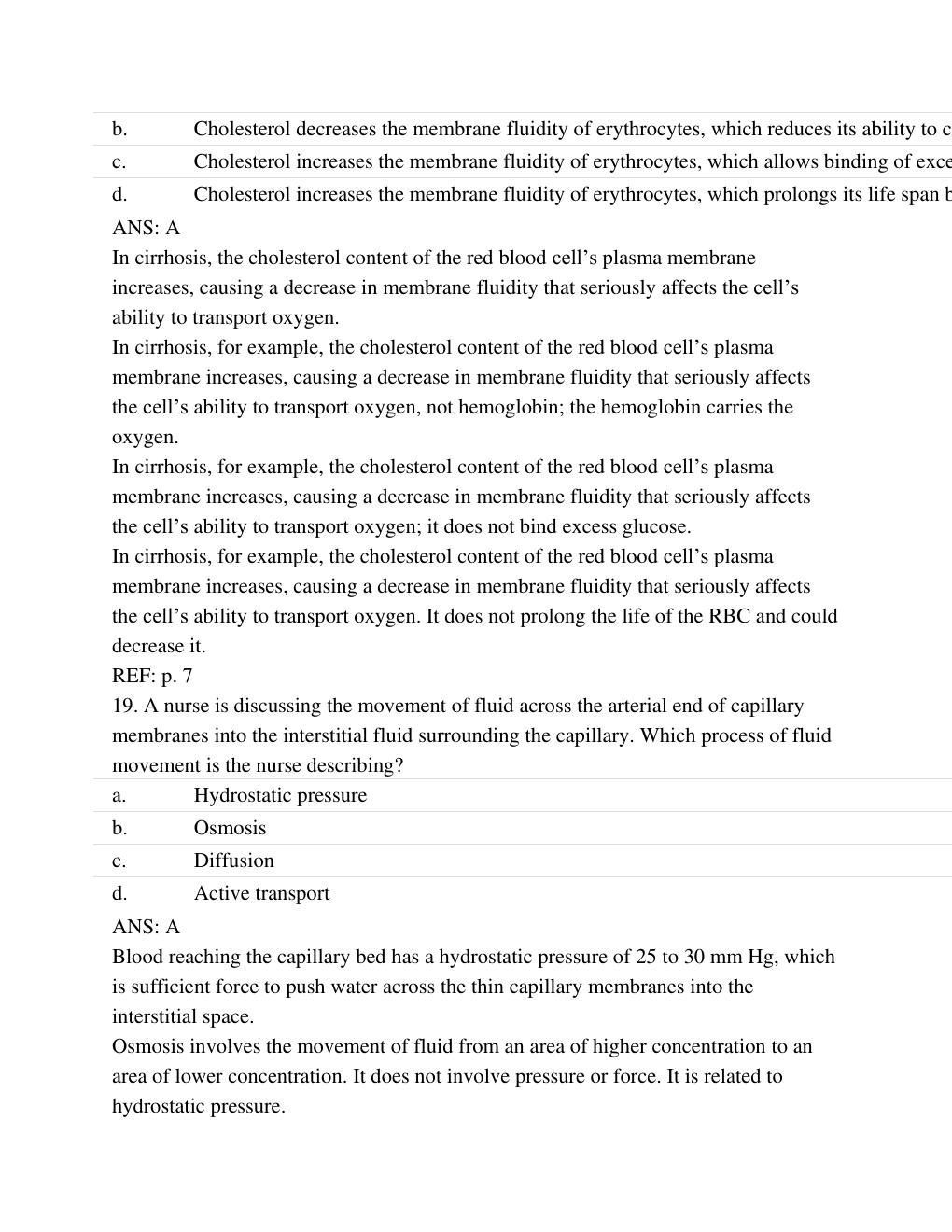 Preview page 10 of TEST BANK for Understanding Pathophysiology 5th Edition by Huether, Sue E., McCance