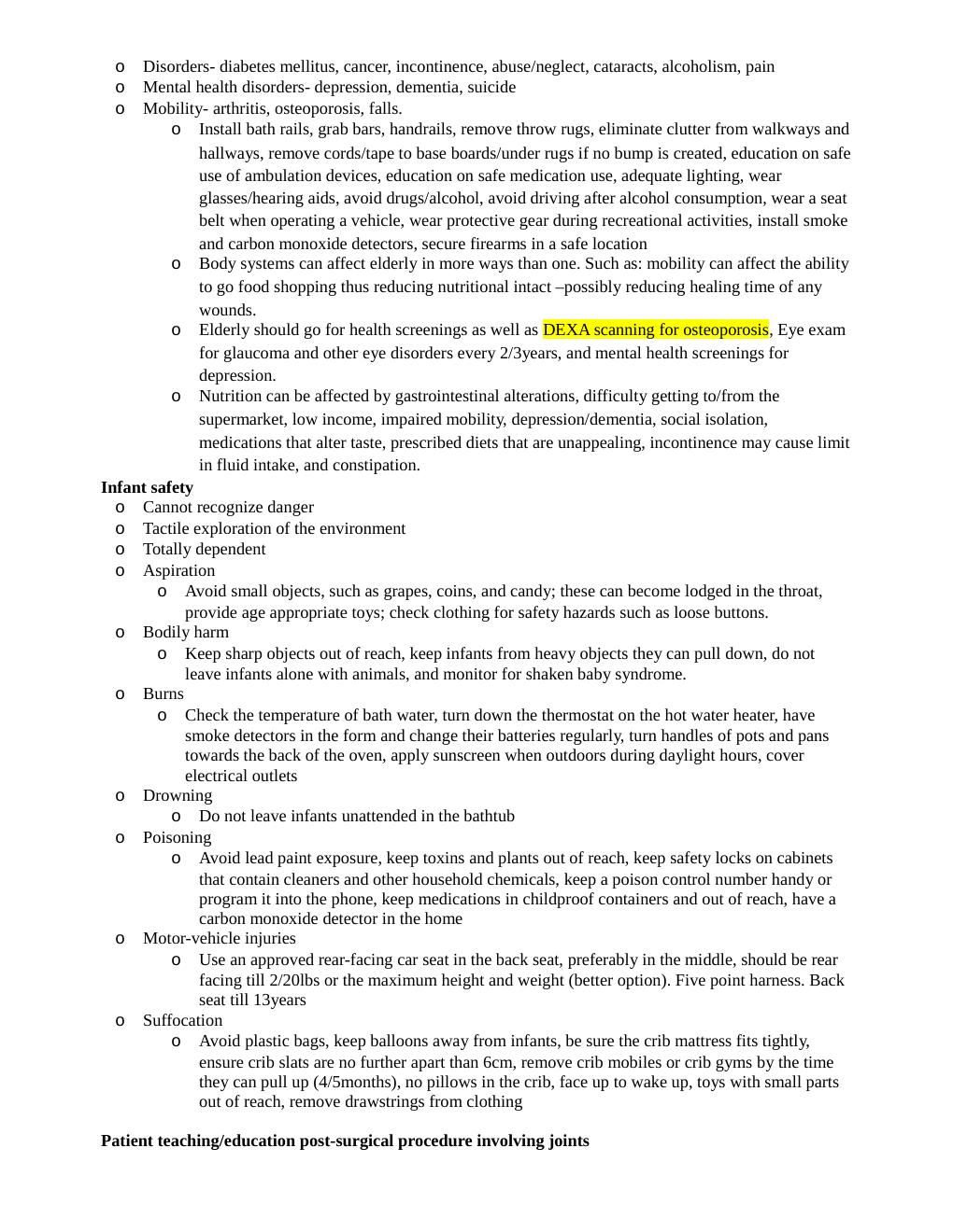 Preview page 3 of NUR 2349 Professional Nursing 1 Exam 1 Study Guide