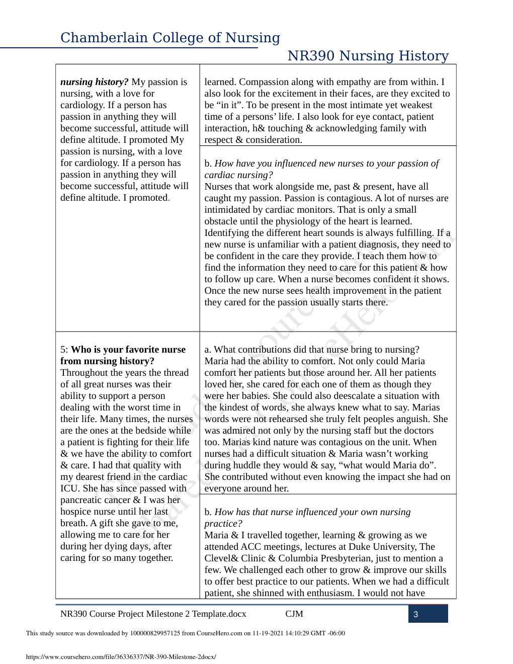 Preview page 3 of NR-390 Week 3 Course Project Assignment: Milestone 2