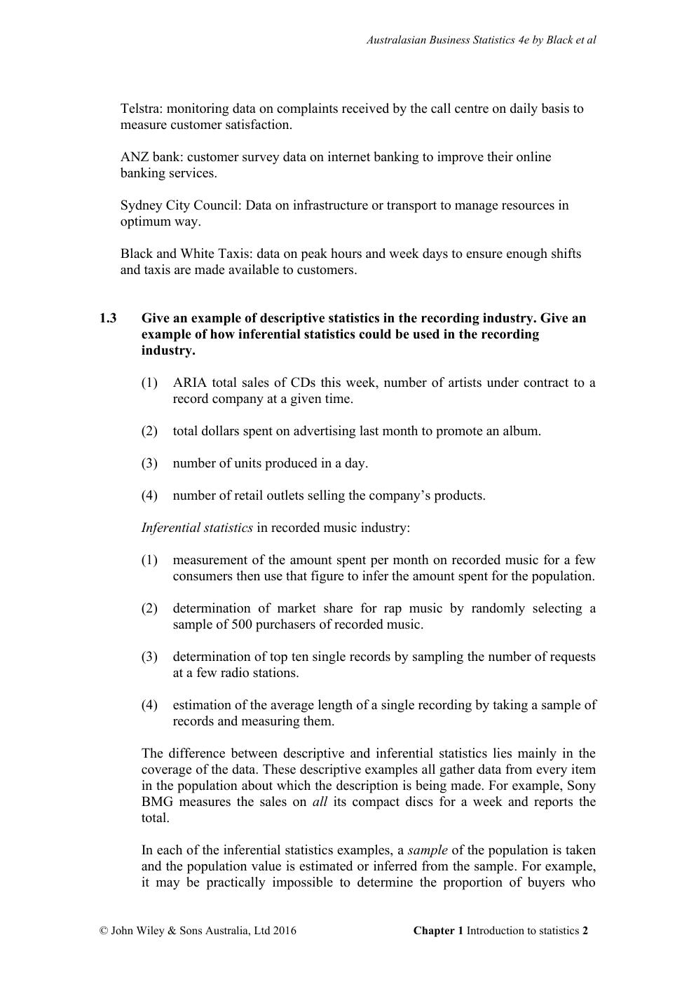 Preview page 3 of Australasian Business Statistics 4th Edition By Black, Asafu ,Adjaye, Burke, Khan, King, Perera, Papadimos, Sherwood, Wa