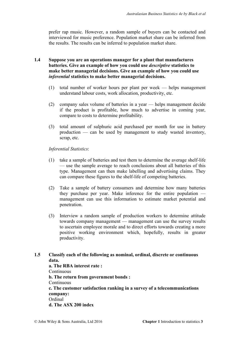 Preview page 4 of Australasian Business Statistics 4th Edition By Black, Asafu ,Adjaye, Burke, Khan, King, Perera, Papadimos, Sherwood, Wa