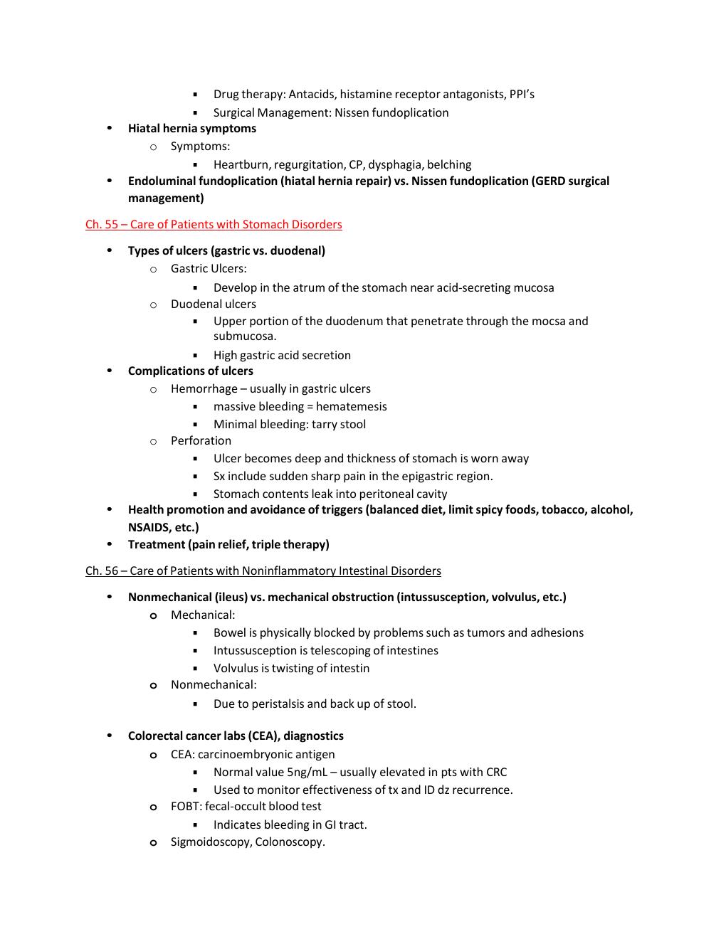 Preview page 2 of NUR2392 Final Exam Study Guide