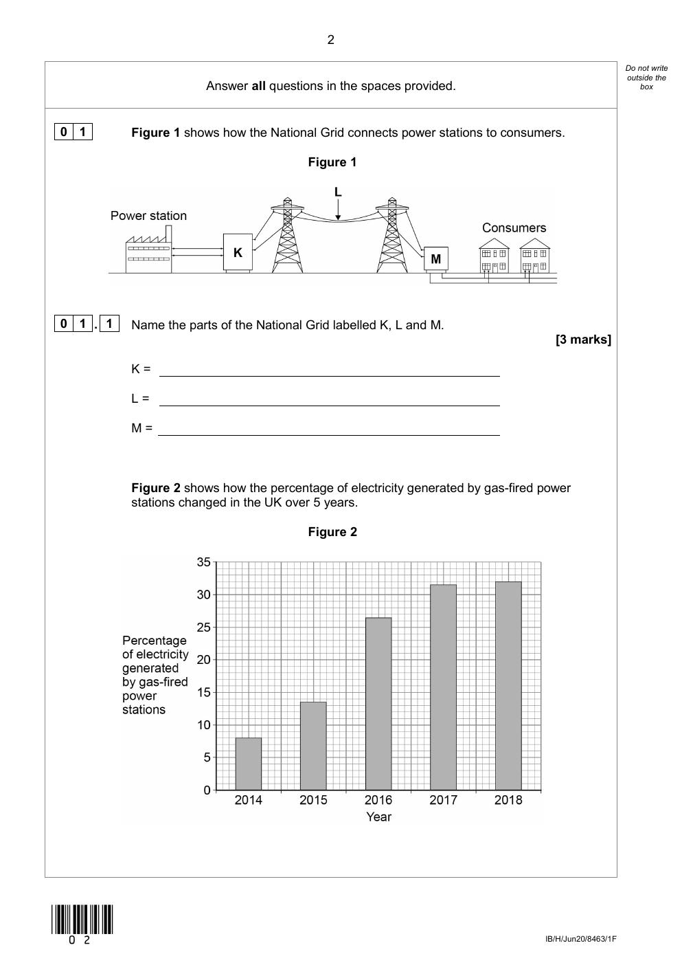 Preview page 2 of GCSE PHYSICS Foundation Tier Paper 1 Wednesday 20 May 2020