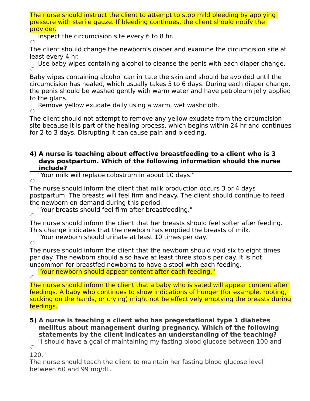Preview page 2 of MAT NUR 230 ATI PRACTICE B