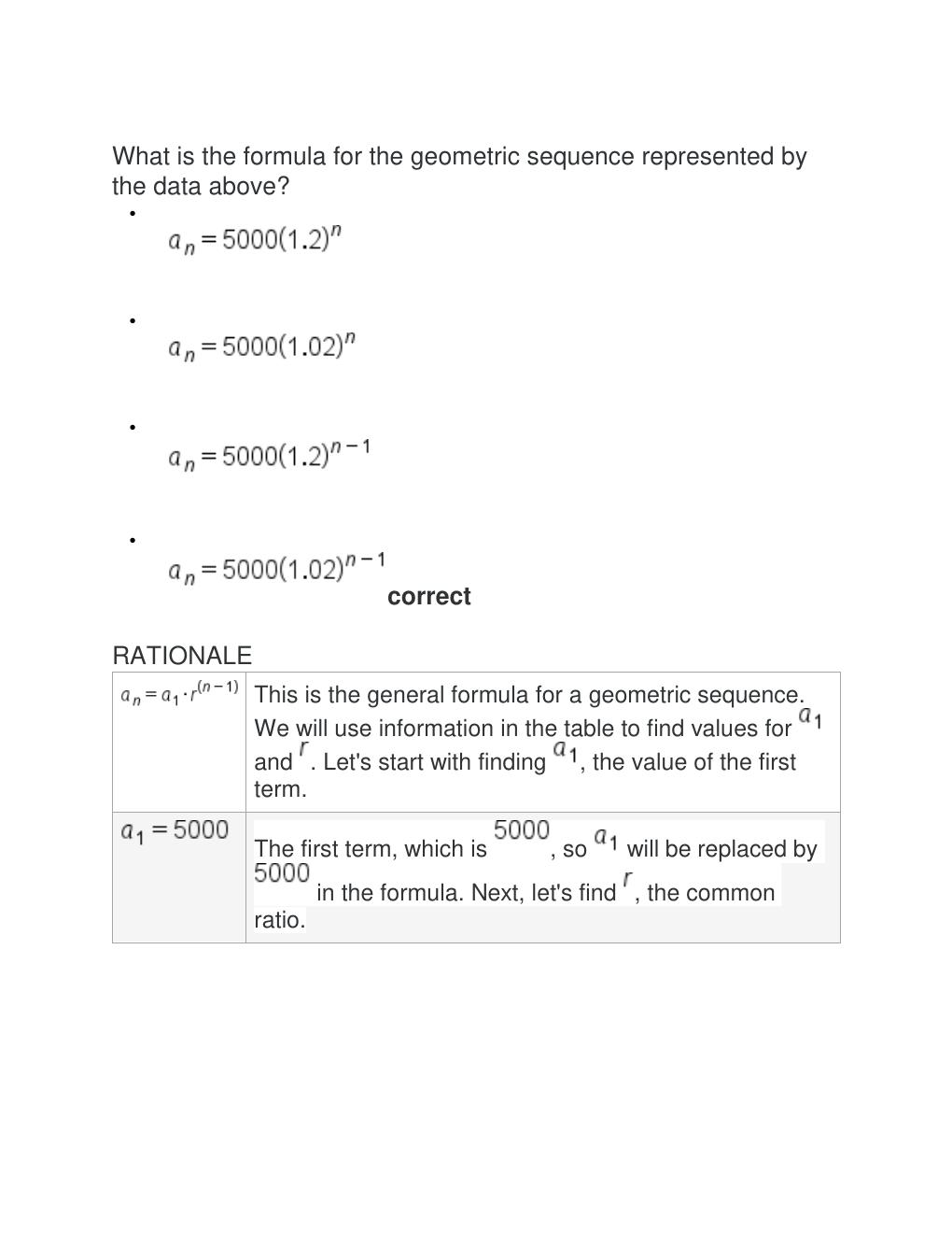 Preview page 3 of SOPHIA COLLEGE ALGEBRA MILESTONE 5 – ALL ANSWERS !!!