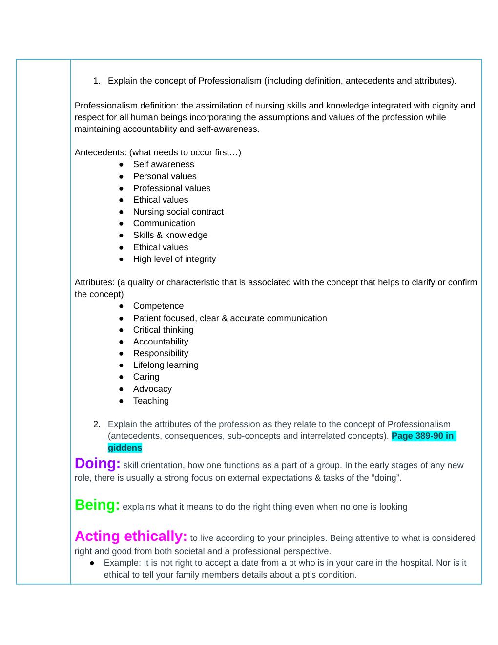 Preview page 2 of RNSG 1125 Midterm/Final Exam Study Guide