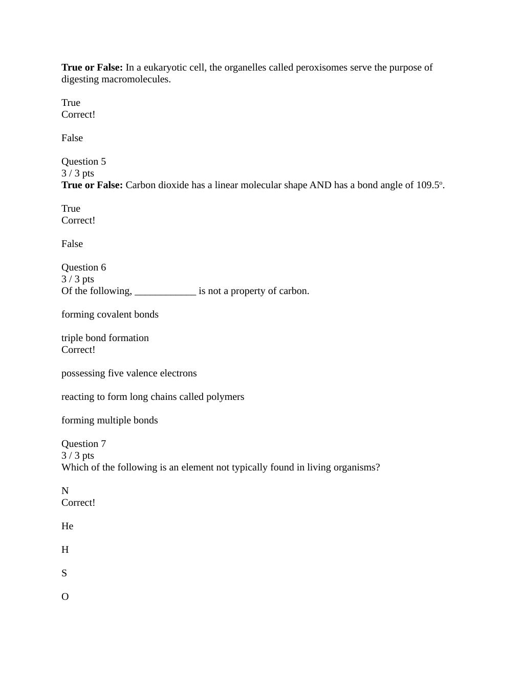 Preview page 2 of CHEM 210 Module 1-8 Exams Plus Final Exam - Portage Learning | Complete Answers(Graded A)