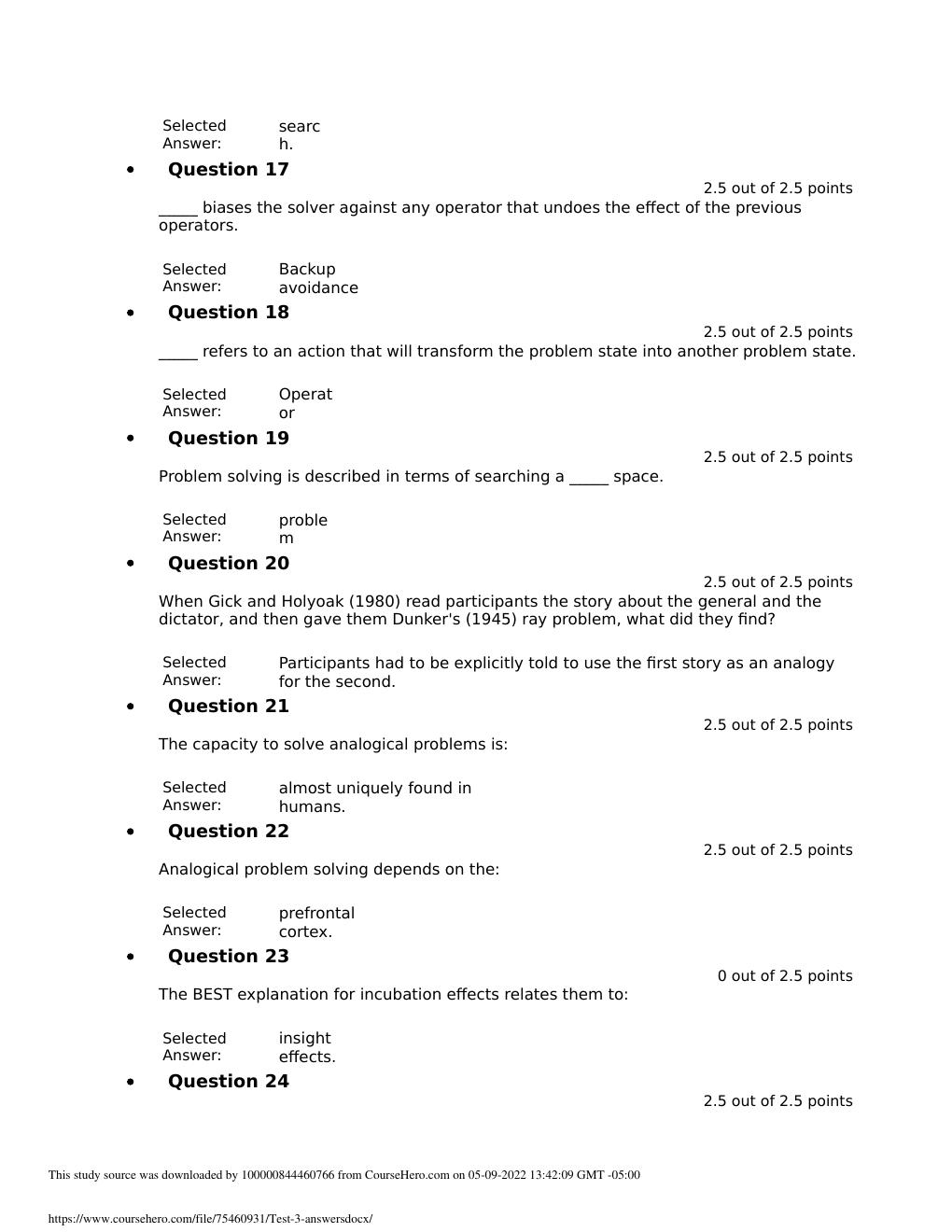 Preview page 3 of PSYC 575 Test 3 Answers- Liberty University