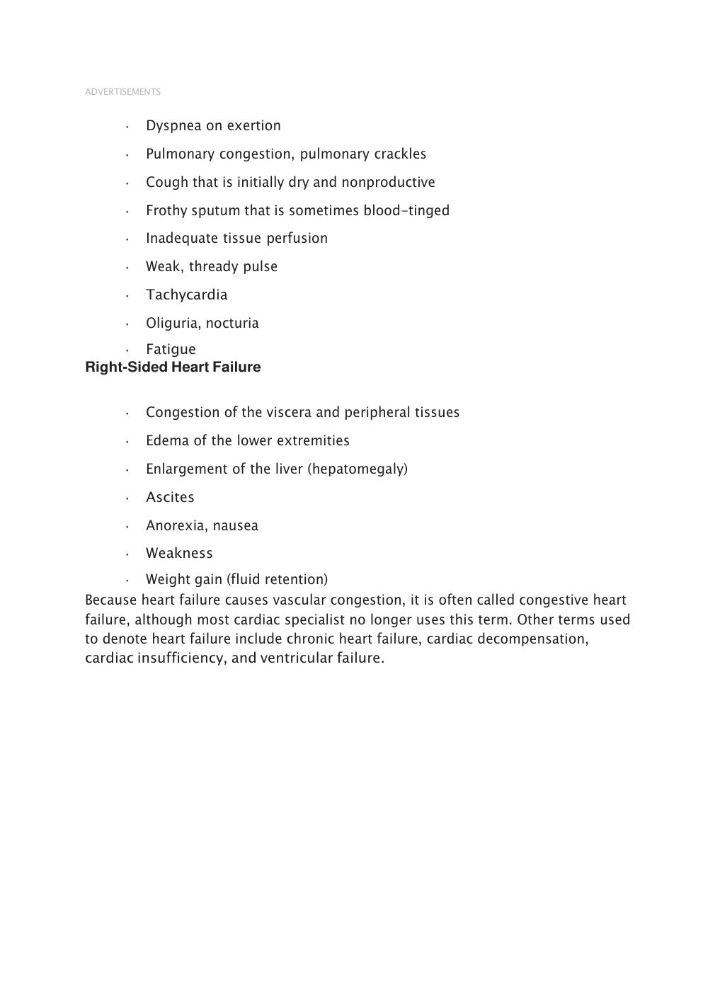 Preview page 2 of Congestive Heart Failure Nursing Care Plans