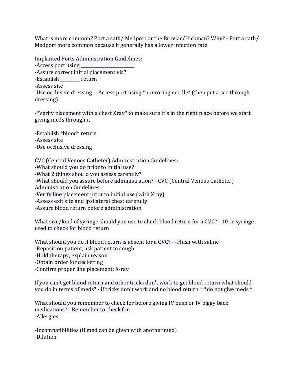 Preview page 3 of Intravenous IV Therapy Adults Exam 1 Complete solution guide, Latest 2022 summer.