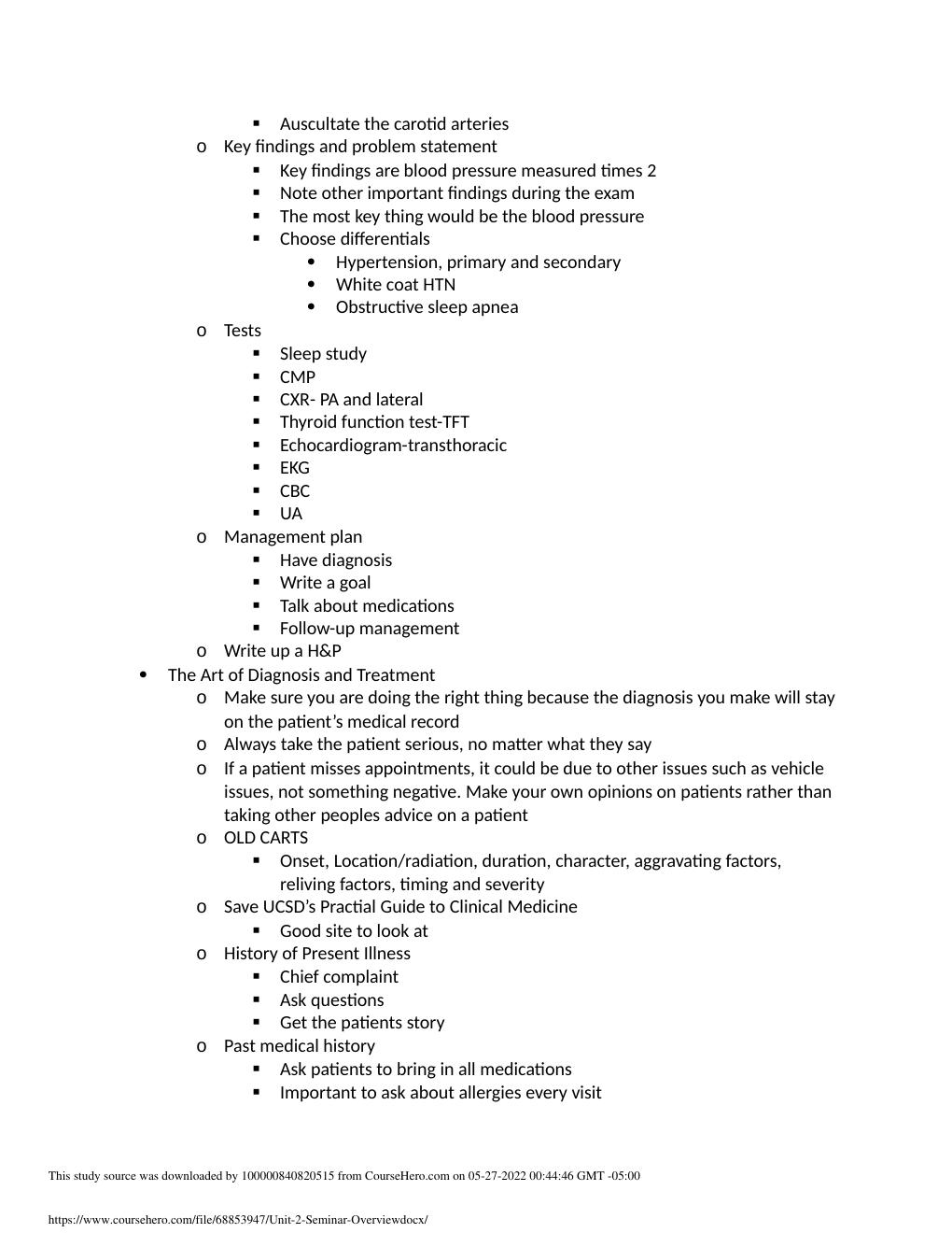 Preview page 2 of Unit 2 Seminar Overview I Human review Harvey Hoya (solved) 2021
