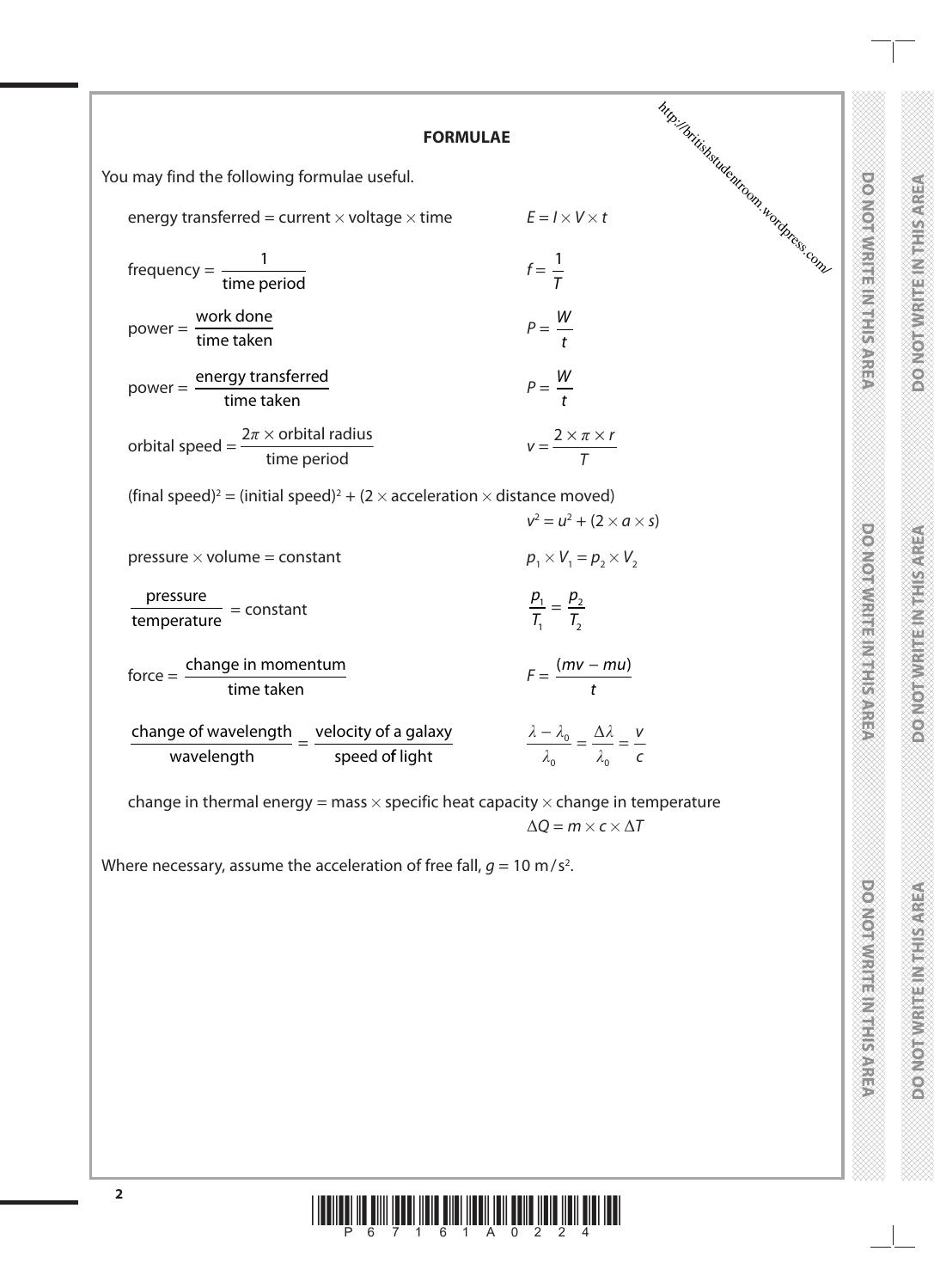 Preview page 2 of Pearson Edexcel Question paper + Mark Scheme  [merged] (Provisional) Summer 2021 Pearson Edexcel International GCSE In P