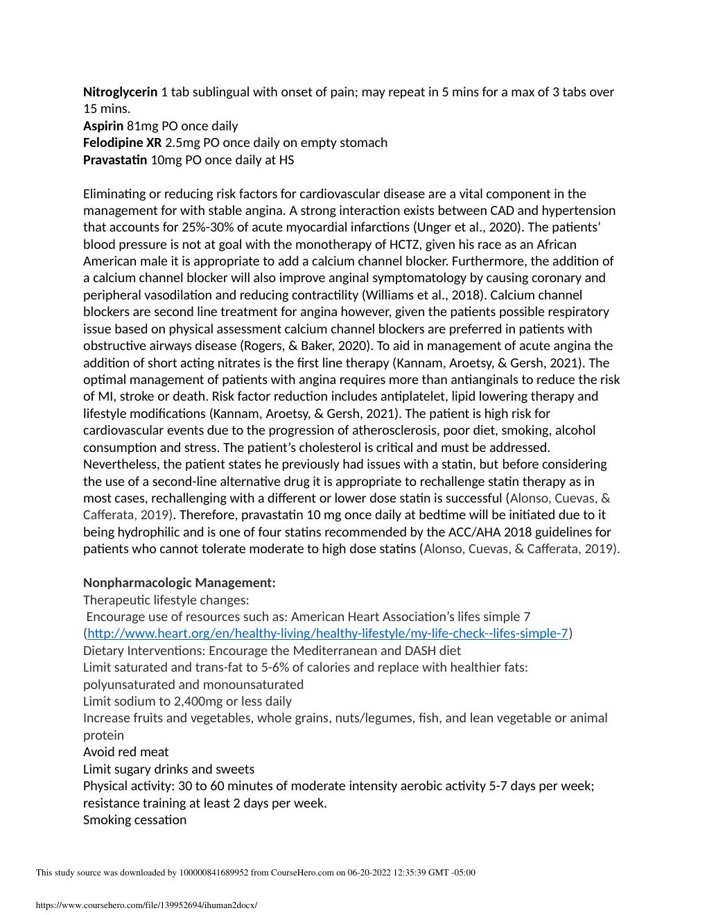 Preview page 3 of Walden University NRNP 6531| Ihuman #2 Darius Davis