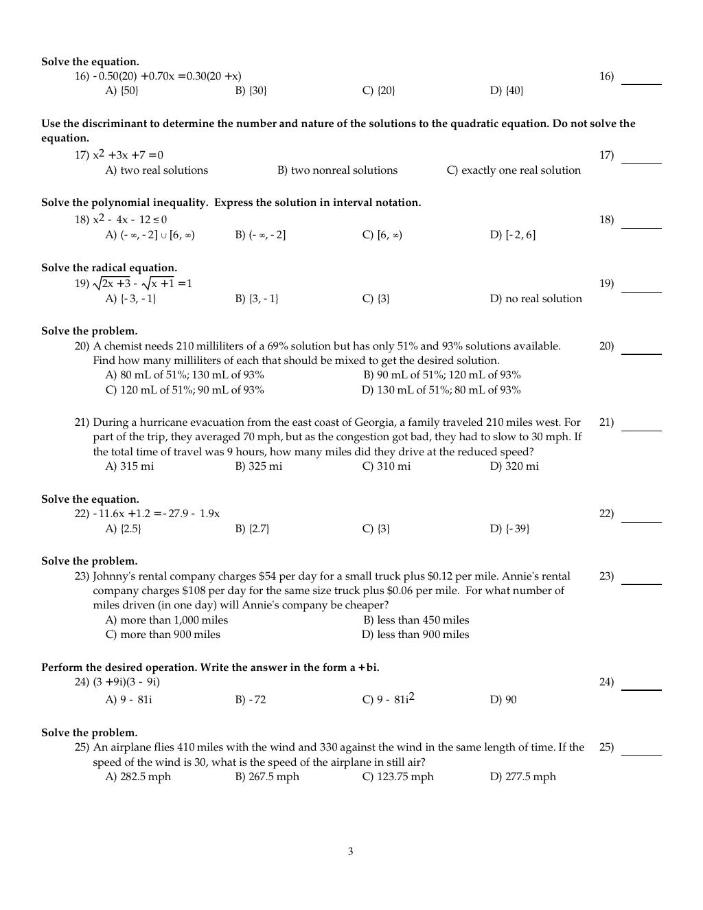 Preview page 4 of TEST BANK for Algebra & Trigonometry, 4th edition by Kirk Trigsted