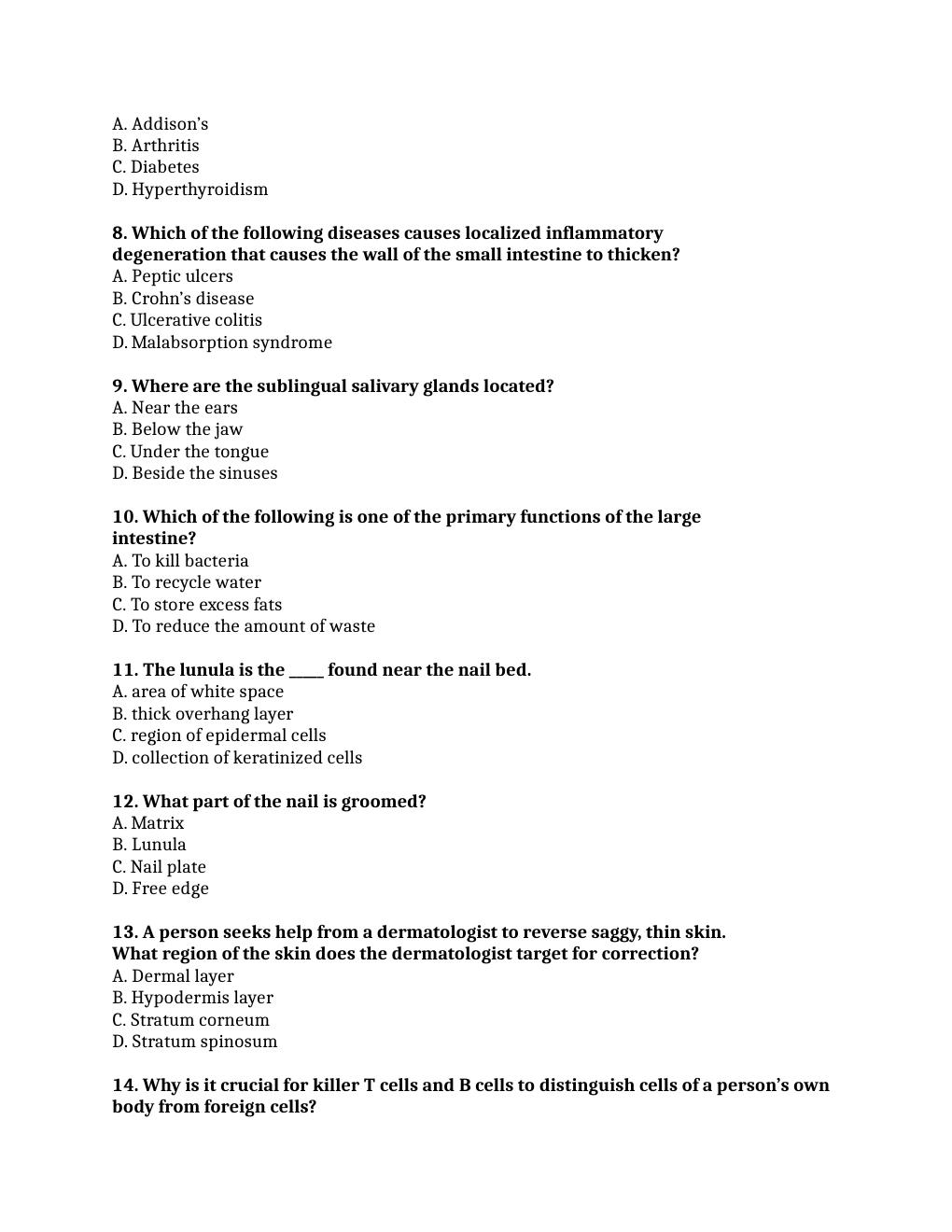 Preview page 2 of ATI TEAS SECTION III & IV