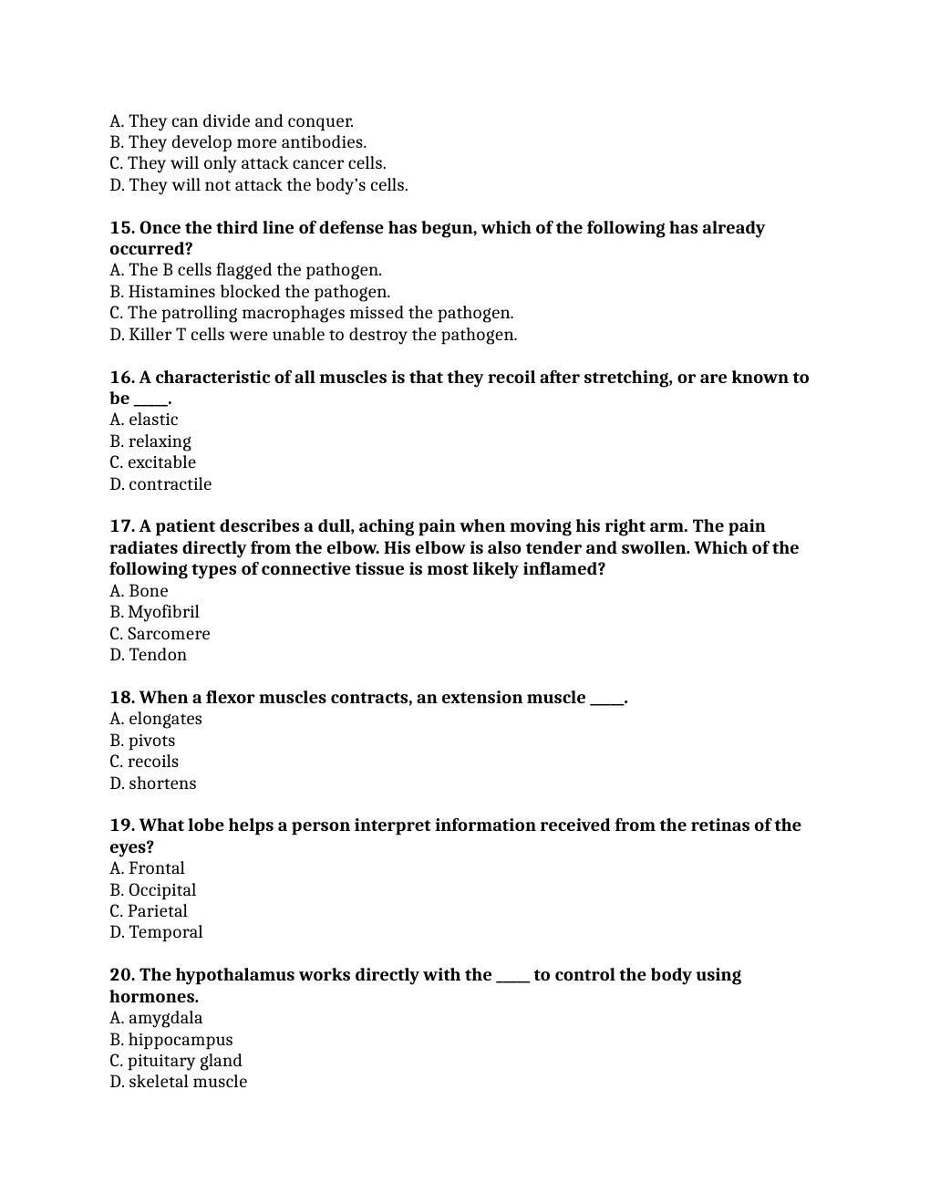 Preview page 3 of ATI TEAS SECTION III & IV
