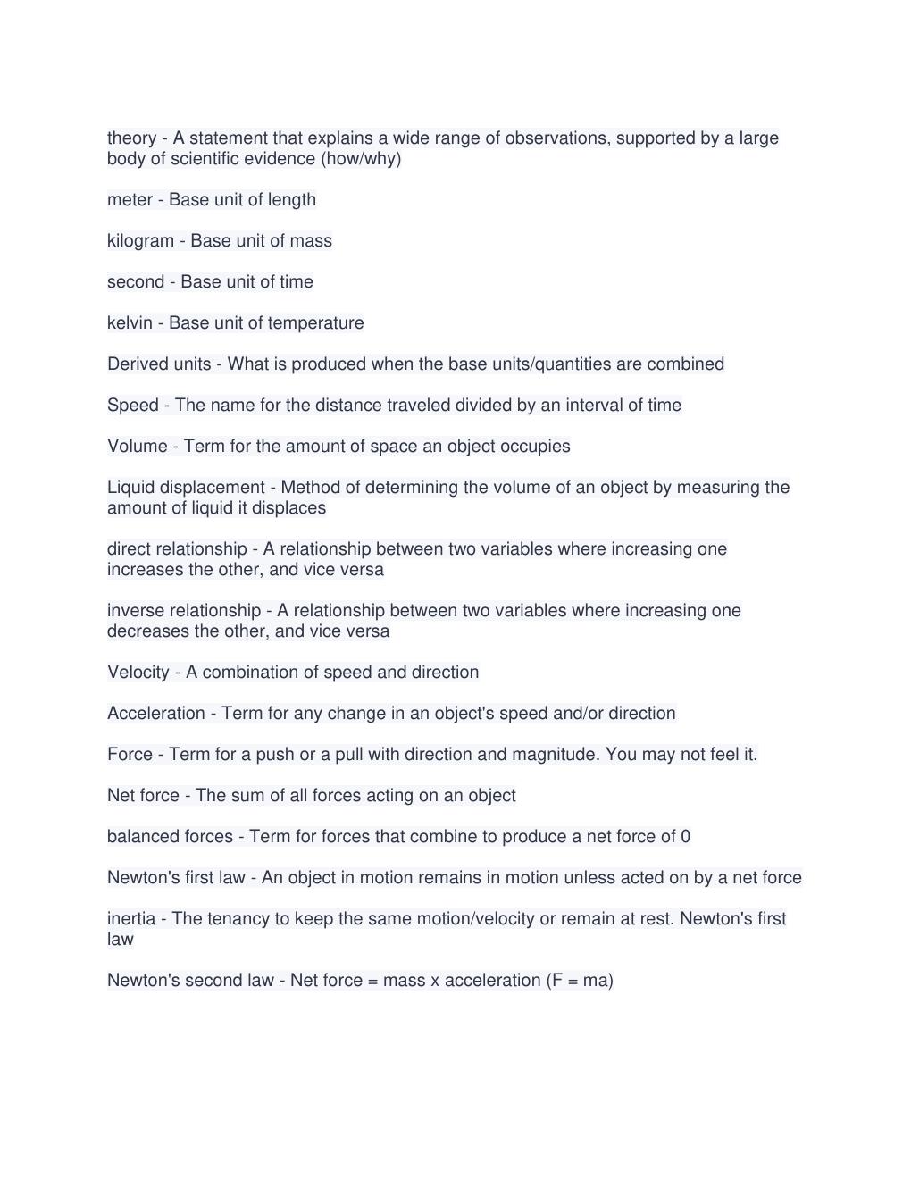 Preview page 2 of WGU C165 Integrated Physical Sciences Study Guide