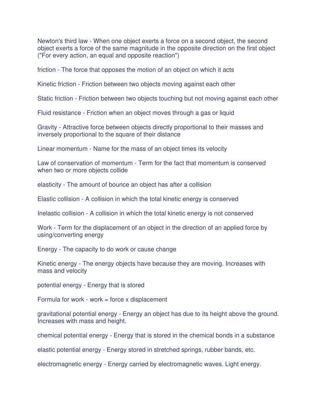 Preview page 3 of WGU C165 Integrated Physical Sciences Study Guide
