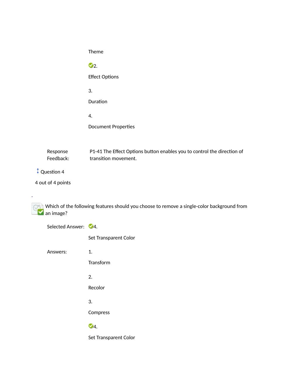 Preview page 3 of Introduction to Computers - Week 4 Written Final Exam - Microsoft PowerPoint, Word, Excel, Access