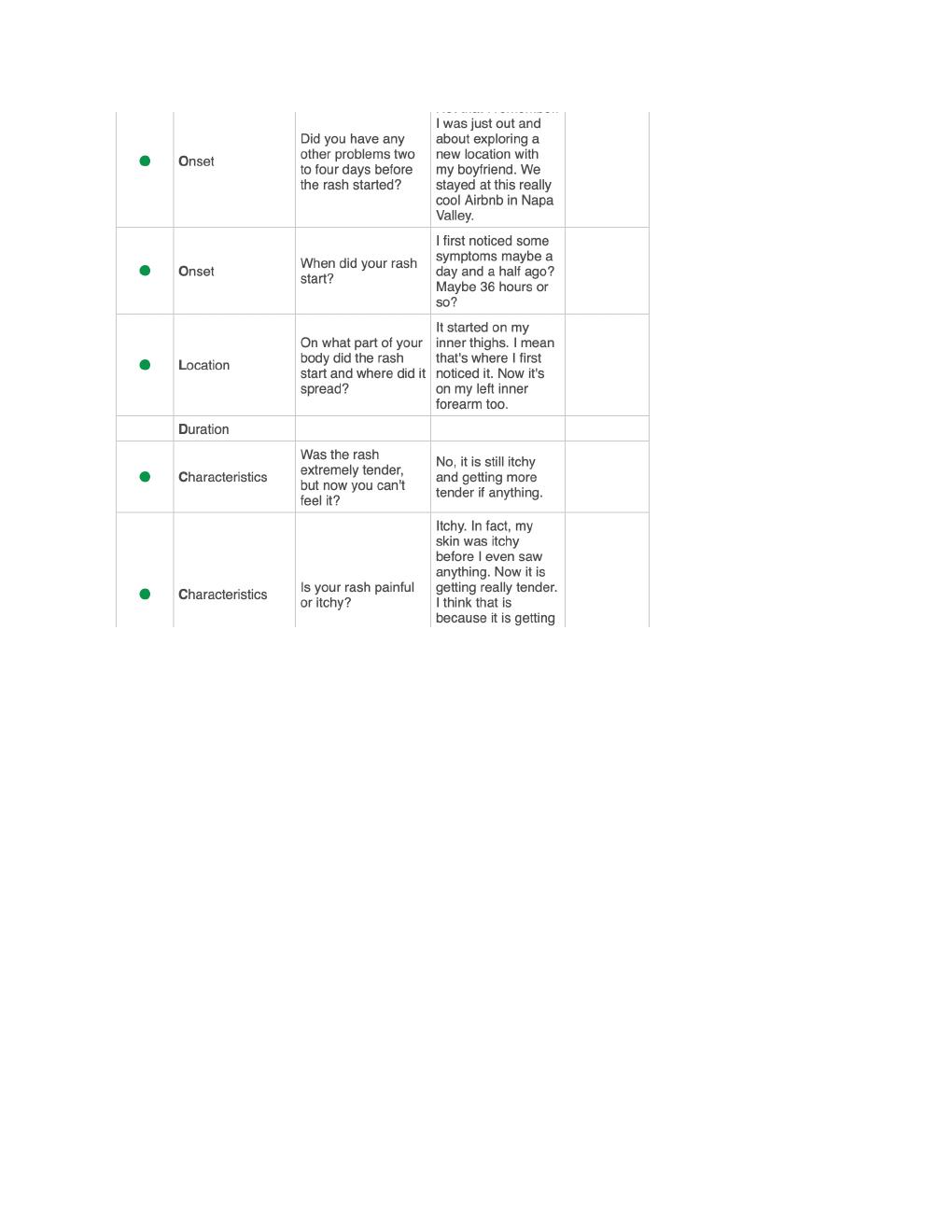 Preview page 3 of iHuman Case Study - KRISTA Hampton - CC:  Allergic dermatitis (?Skin)