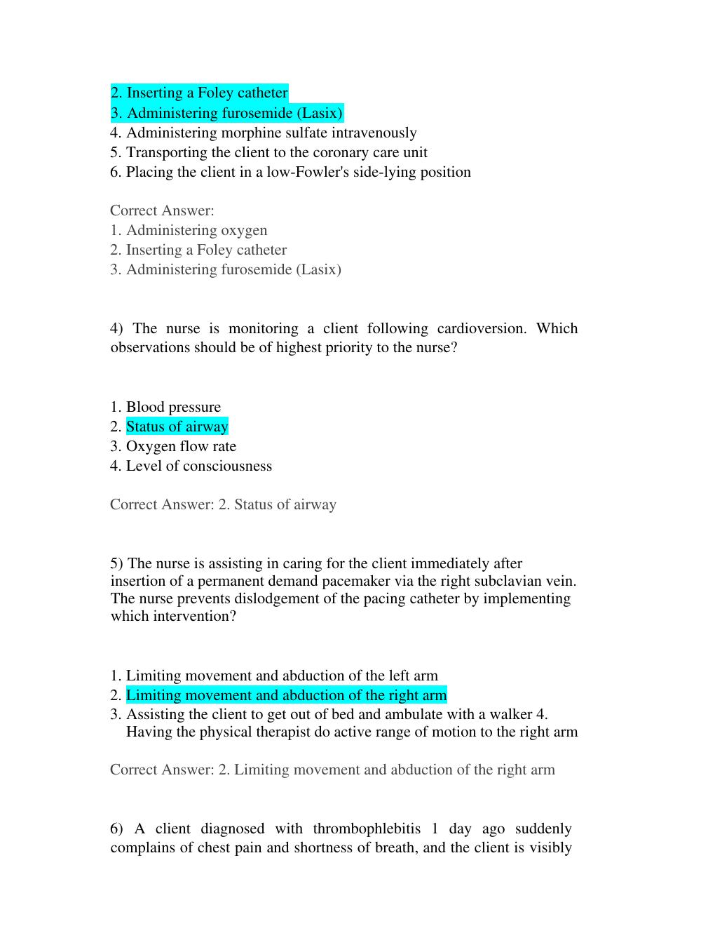 Preview page 2 of pn exit exam version 2