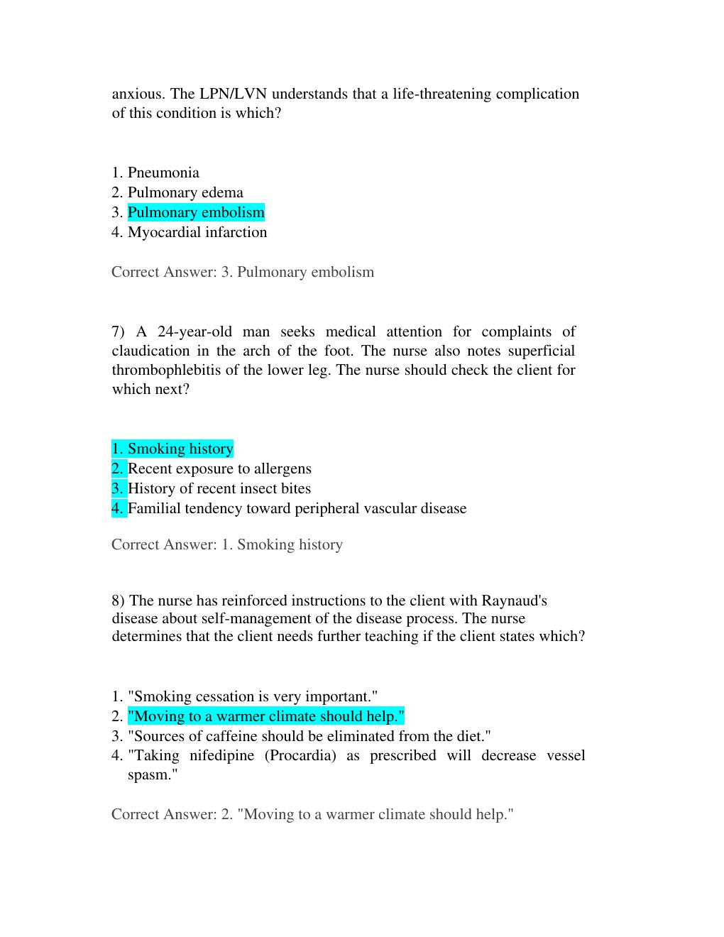 Preview page 3 of pn exit exam version 2