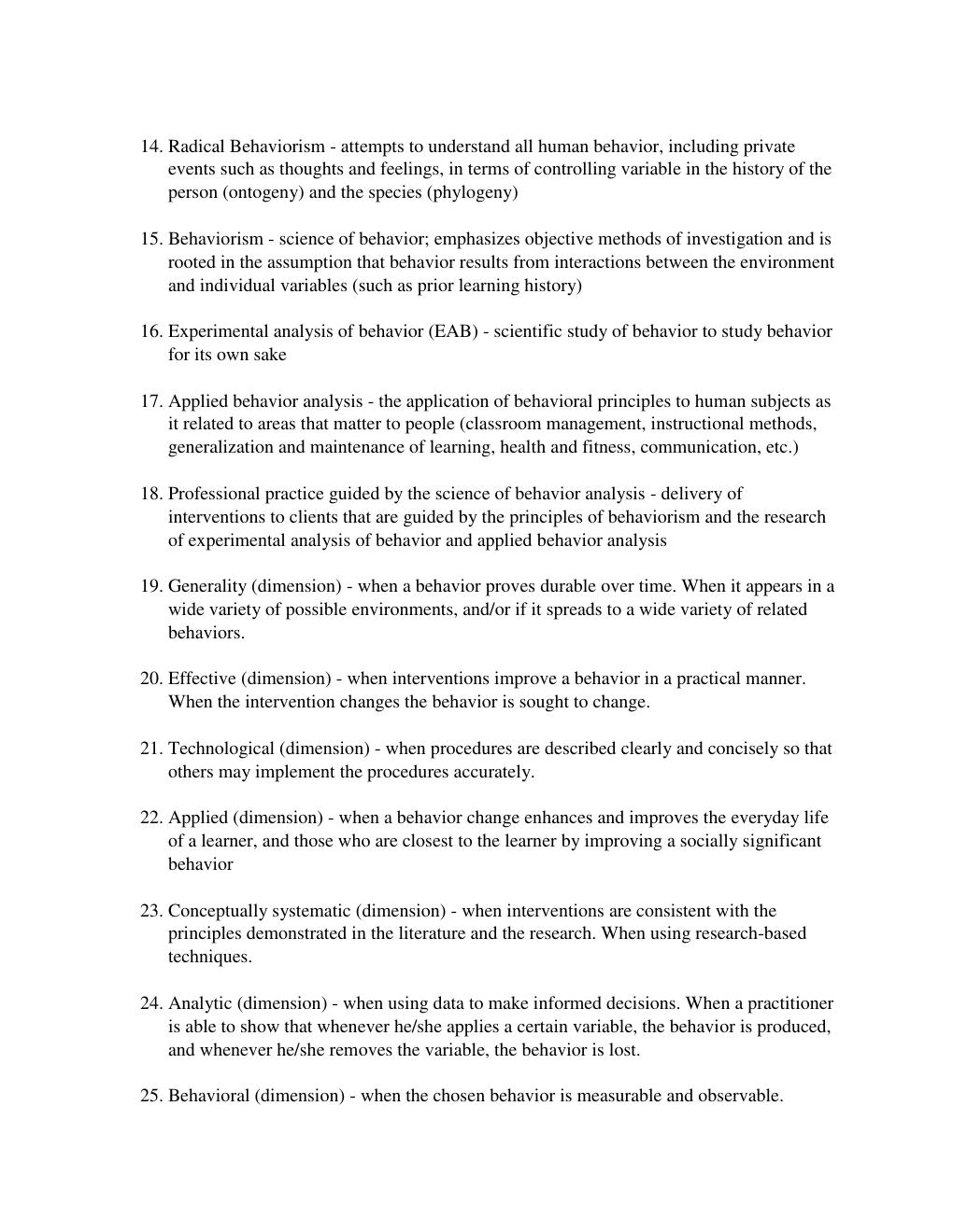 Preview page 2 of BACB 5th edition task list Complete (updated fall 2022)