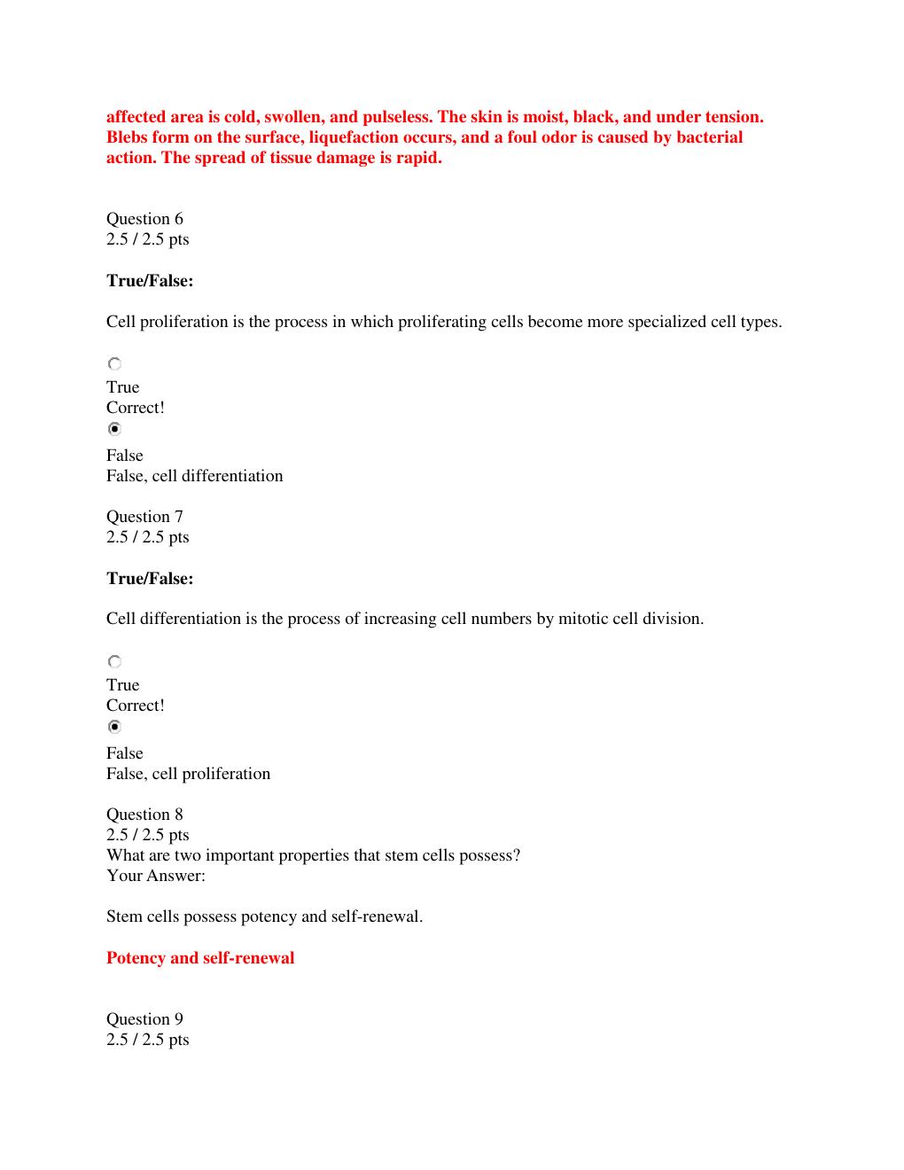 Preview page 3 of NURS 231 FINAL EXAM QUESTIONS AND ANSWERS - PORTAGE LEARNING