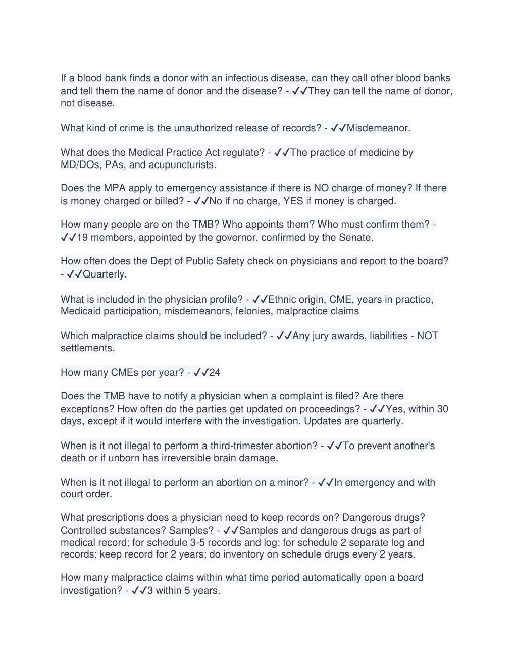 Preview page 2 of Texas Jurisprudence Exam(QUESTIONS & ANSWERS VERIFIED 100%CORRECT)