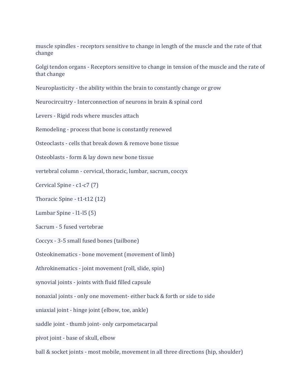 Preview page 3 of NASM CPT -7th Edition Terms And Explanation With Complete Solution Latest Update .