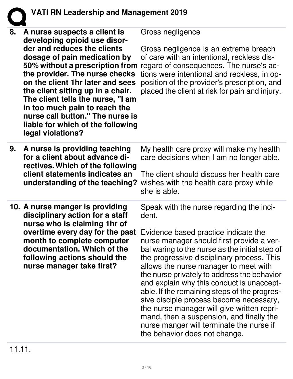 Preview page 3 of VATI RN Leadership and Management 2019