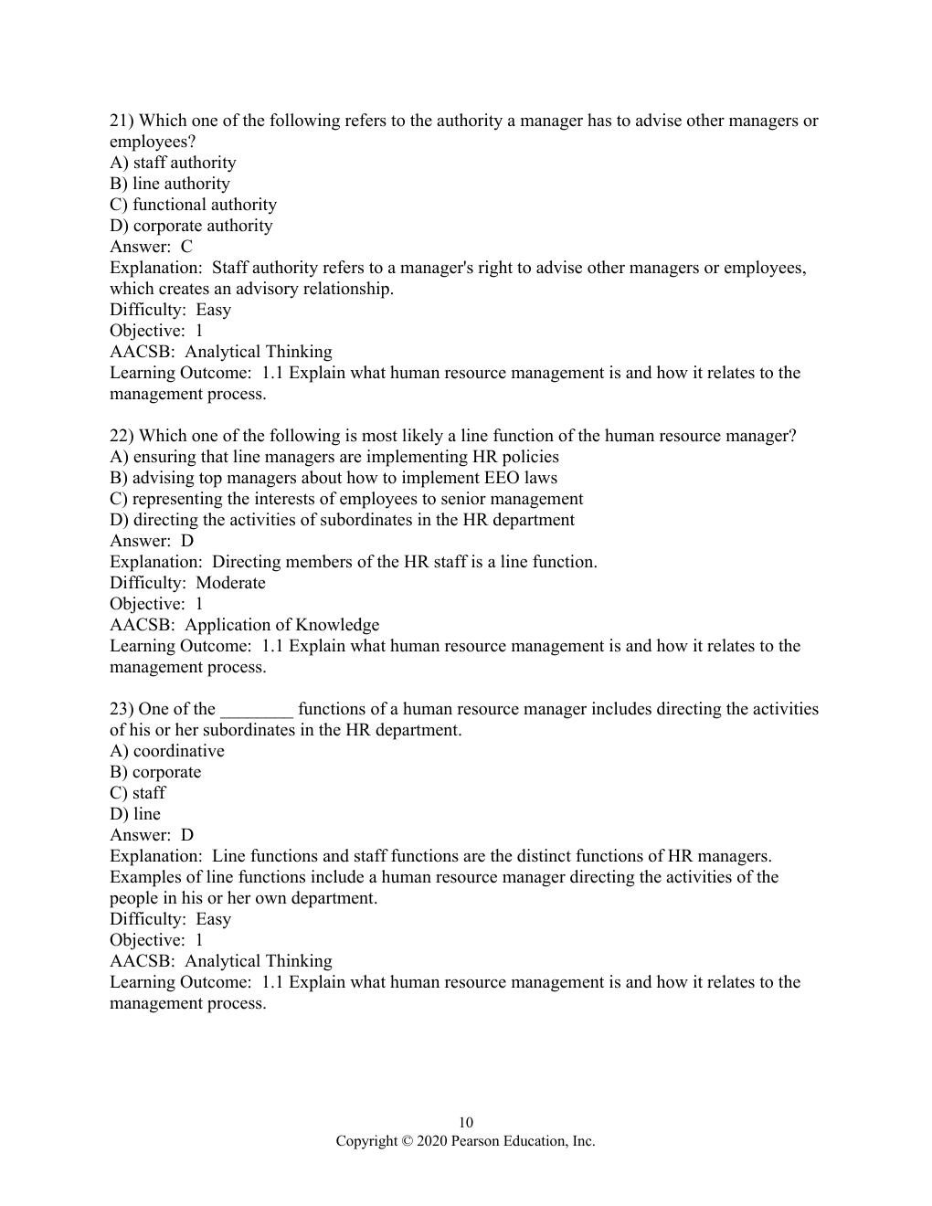 Preview page 10 of TEST BANK for Human Resource Management, 16th Edition by Gary Dessler