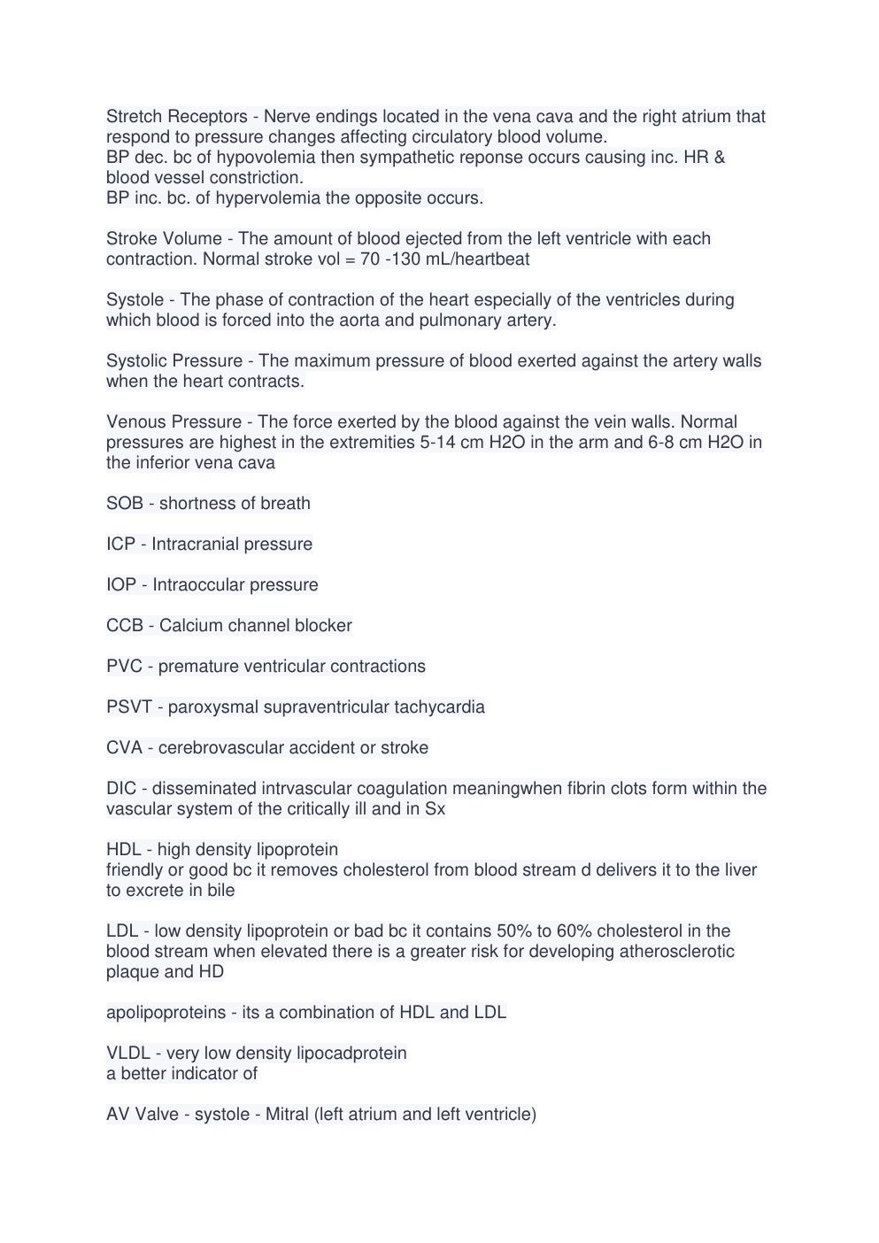 Preview page 4 of BSTRANDABLE NCLEX CARDIOVASCULAR/HEMATOLOGIC 2 OF 2 DEFINATION EXAM