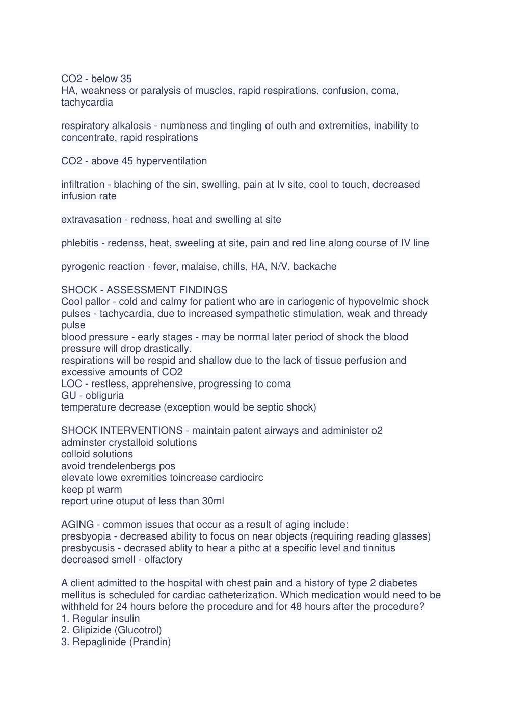 Preview page 7 of BSTRANDABLE NCLEX CARDIOVASCULAR/HEMATOLOGIC 2 OF 2 DEFINATION EXAM