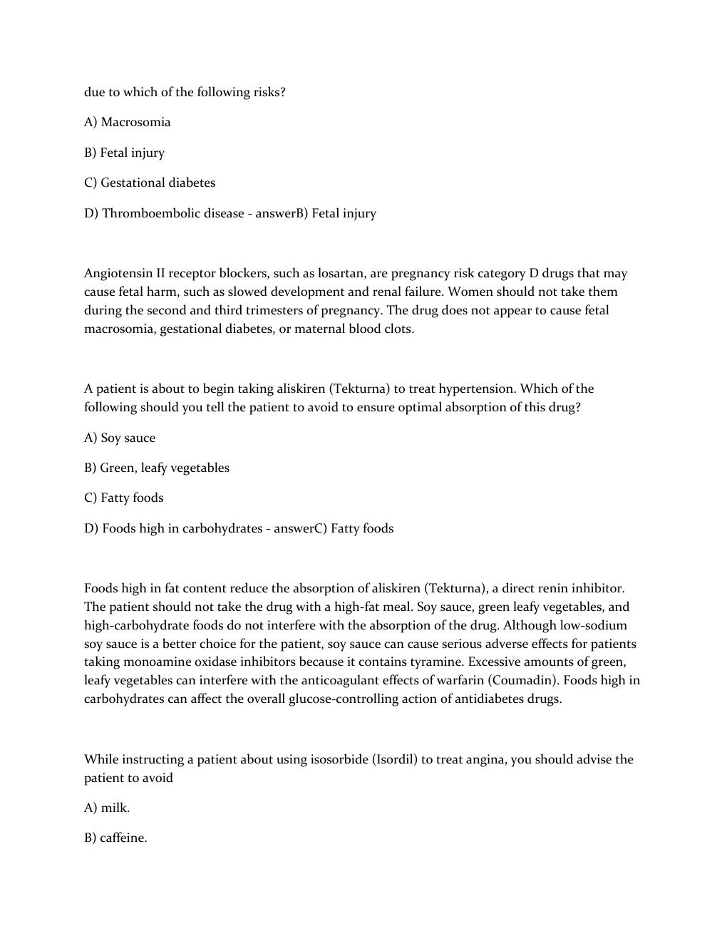 Preview page 3 of Pharm ATI Cardiovascular System (drills & post test) latest update