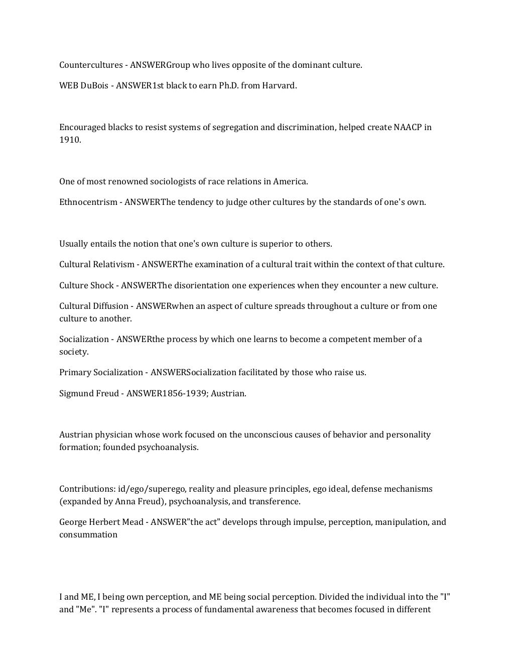 Preview page 3 of Sociology Questions With Complete Solution Graded A+