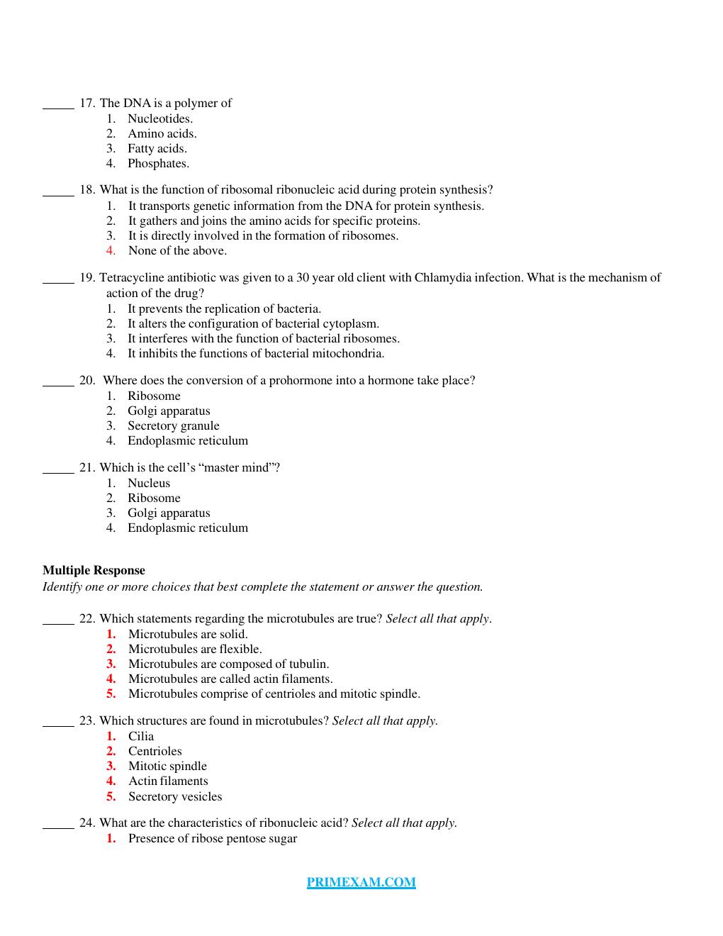 Preview page 3 of Test Bank Davis Advantage for Pathophysiology 2nd Edition Capriotti Chapter 1 - 47 Updated