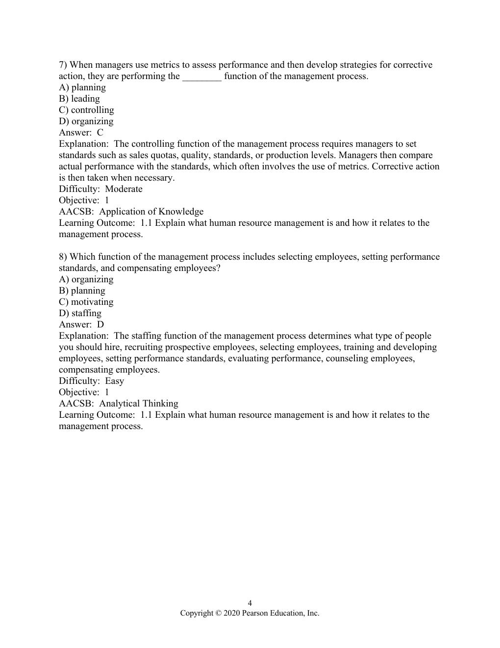 Preview page 5 of Test Bank for Human Resource Management, 16th edition By Gary Dessler