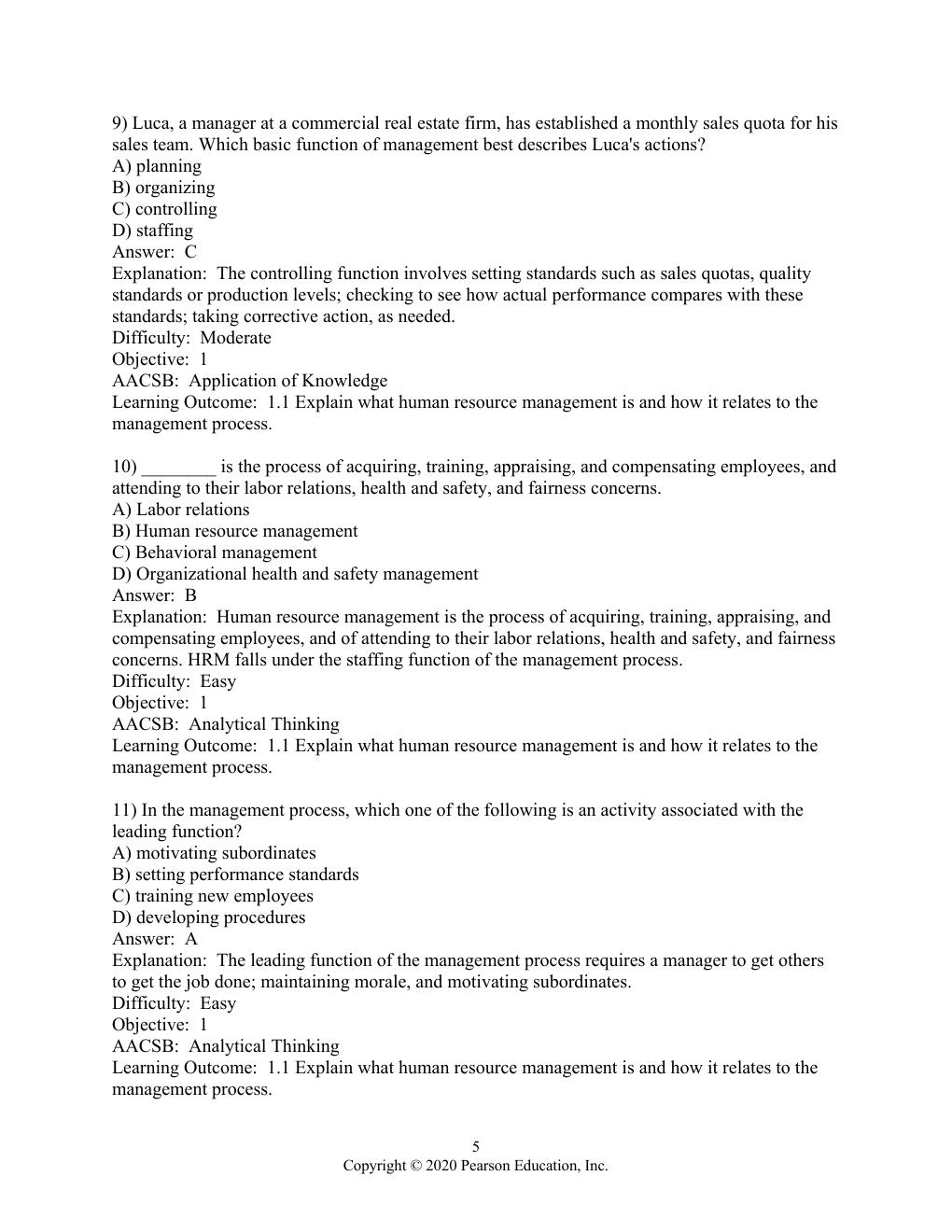 Preview page 6 of Test Bank for Human Resource Management, 16th edition By Gary Dessler