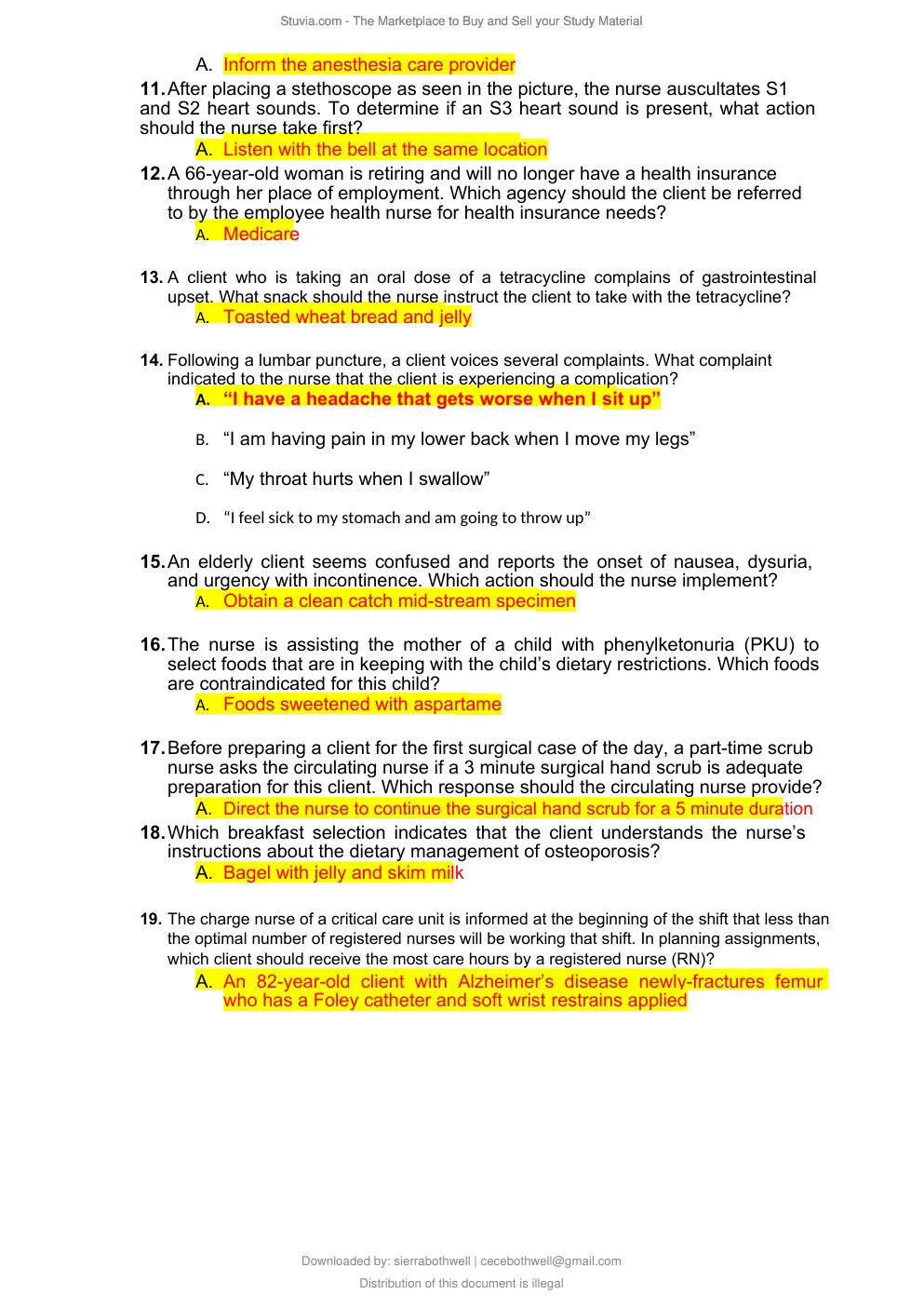 Preview page 2 of HESI Exit Exam Test Bank Highly Tested Exam Prep