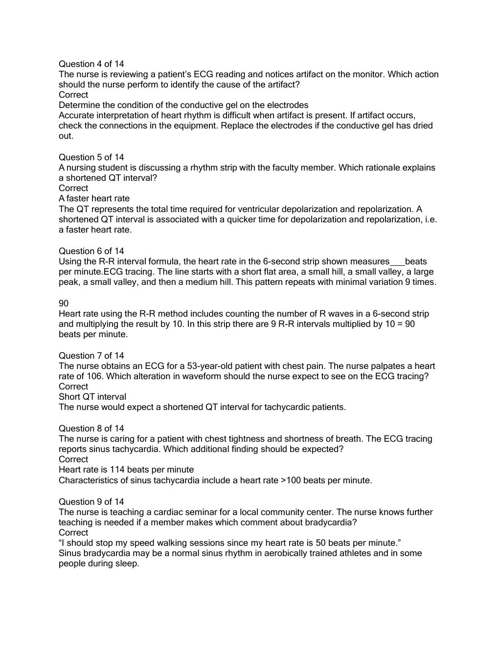 Preview page 3 of NURS 366 SHERPATH CARDIOLOGY  WEEK 2 EXAM QUESTIONS WITH ANSWERS AND CORRECT GUIDE SOLUTION.