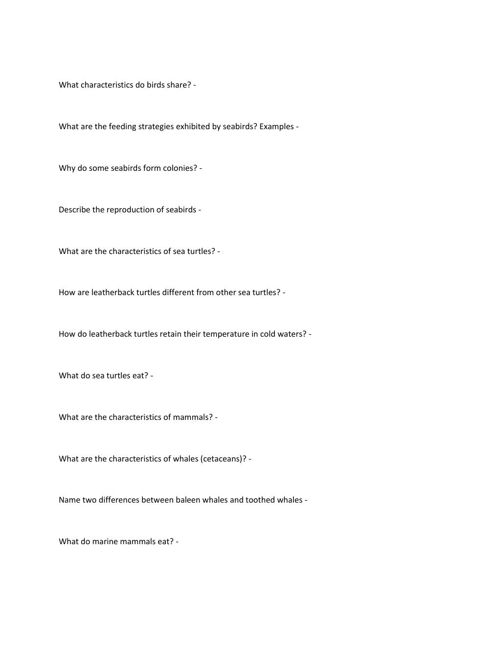 Preview page 3 of Oceanography Week 15 Vocabulary and Questions