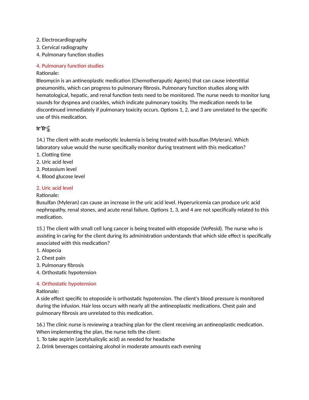 Preview page 5 of ATI Pharmacology Proctored Exam, Test Bank Complete Latest  Versions highly Tested Questions and Answers