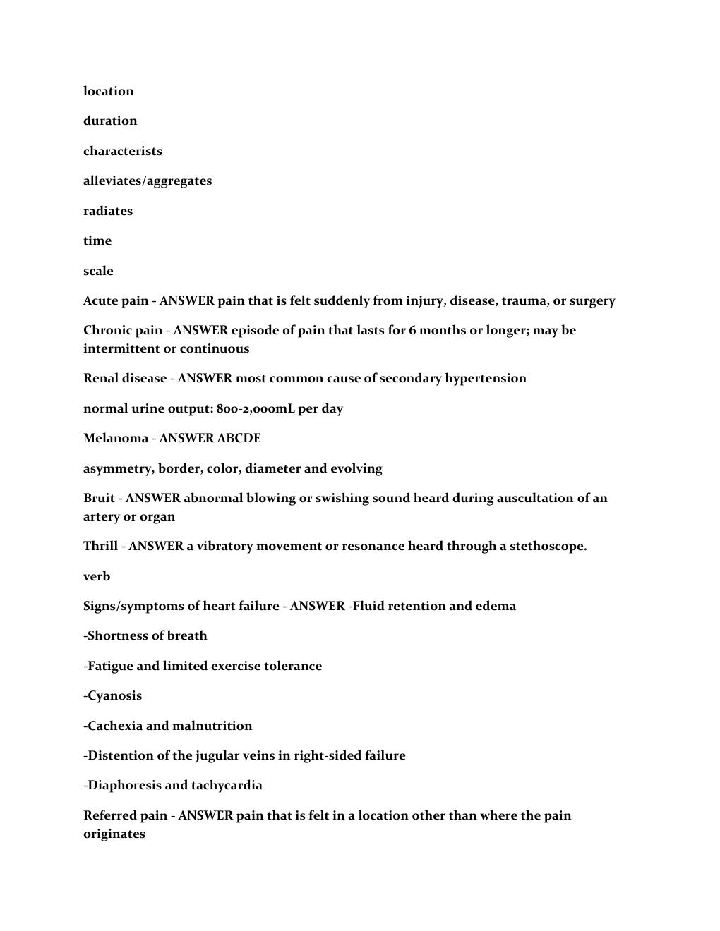 Preview page 2 of NUR 2830 Final Review Questions and Answers