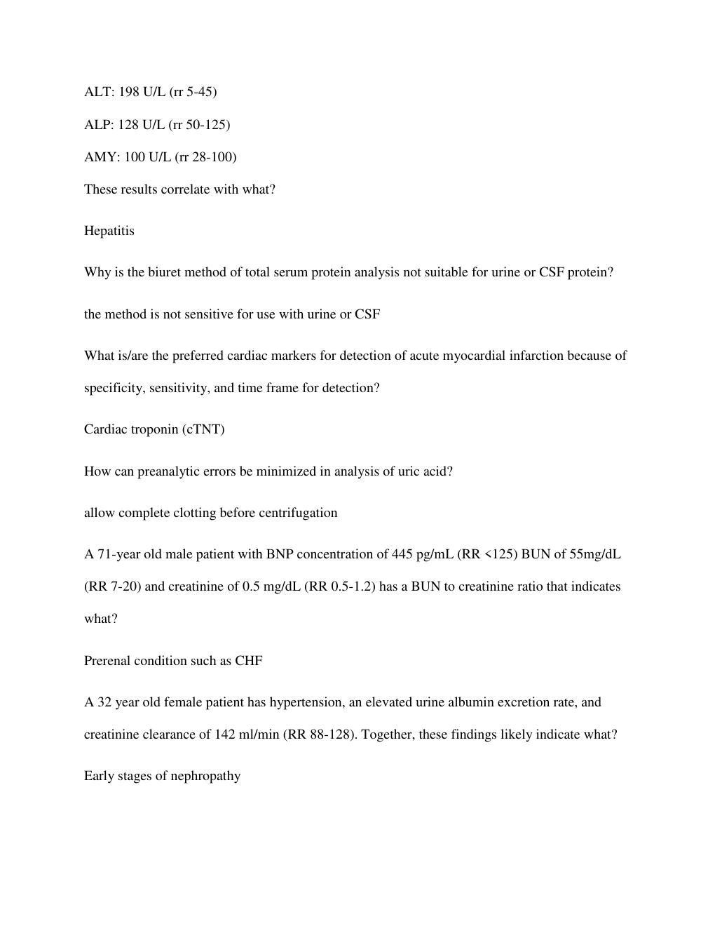 Preview page 4 of ASCP MLS module questions & Answers | Based on the indirect immunofluoresence pattern performed on serum, what would be